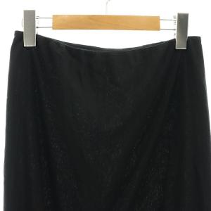 VIVIENNE TAM パワーネット ロング タイトスカート マキシ丈 タイト 1 S 黒 ブラック