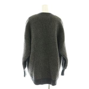 Spick&Span 23AW ブークレダブルフェイス カーディガン ニット 長袖 グレー