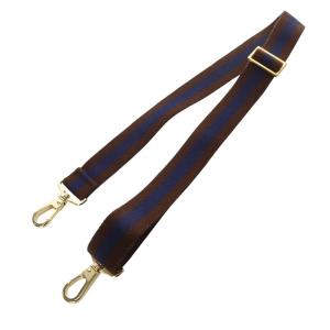 Border Belt ショルダーストラップ バイカラー ブラウン ネイビー