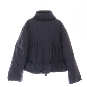 LOUIS VUITTON ビジューボタン付き ショートダウンコート 36 ネイビー