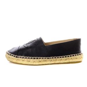 スリッポン エスパドリーユ ココマーク 37 ブラック G29762