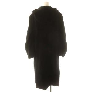 ISABEL MARANT ETOILE ウールフードコートロングコート アウター 34 黒 ブラック /DF OS
