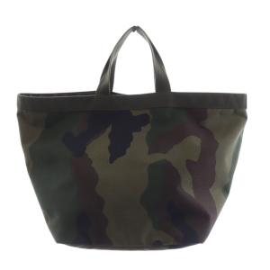 Hervé Chapelier トートバッグ L コーデュラナイロン 舟型 カモフラ柄 カーキ 725WB