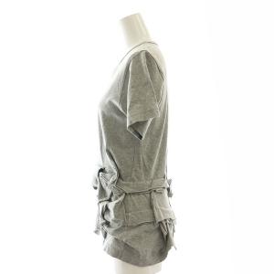 COMME des GARCONS COMME des GARCONS コムコム AD2013 カットソー 半袖 フリル S 杢グレー