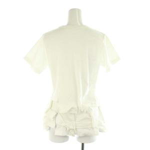 COMME des GARCONS COMME des GARCONS コムコム AD2013 フリルカットソー 半袖 XS 白 ホワイト