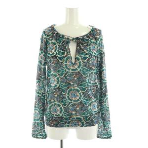 VIVIENNE TAM セットアップ 上下 2点セット パワーネット 総柄 ブラウス 長袖 スカート ミニ フレア 1 0 マルチカラー