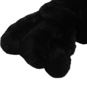 René ラビットファー ティペット 黒 ブラック /SR28