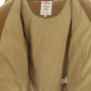 DANTON BEAMS別注 ウールモッサダウンジャケット アウター 34 XS キャメル