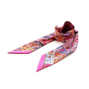 Au Pays Des Oiseaux Fleurs 花咲く鳥たちの国で スカーフ ツイリー シルク マルチカラー