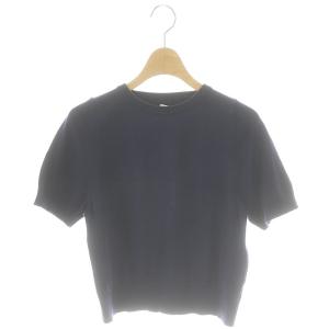 ニット セーター 半袖 S 紺 ネイビー /MF OS SH