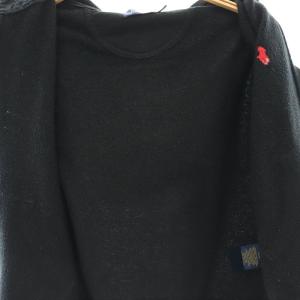 POLO RALPH LAUREN ポニー刺繍 フルジップ パーカー 長袖 S 黒 ブラック /MI OS