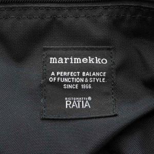 marimekko バディ BUDDY リュックサック デイバッグ 黒 ブラック