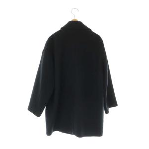 UNITED ARROWS ウールPコート アウター 総裏地 36 S 黒 ブラック