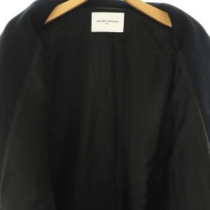 UNITED ARROWS ウールPコート アウター 総裏地 36 S 黒 ブラック