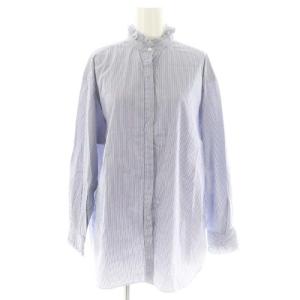 23SS THOMAS MASON フリルバンドカラーシャツ ブラウス 長袖