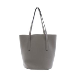 トートバッグ レザー グレー