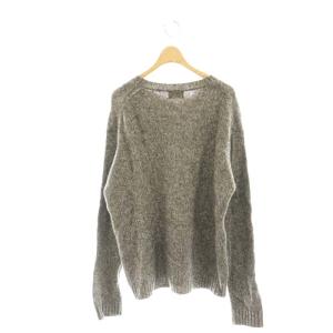 Acne Studios ウール クルーネックニット セーター 長袖 プルオーバー XS 茶 ブラウン