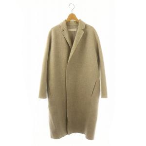 ウールカシミヤロングチェスターコート アウター 36 グレー