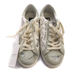 GOLDEN GOOSE ペインティング SUPER-STAR スニーカー AP STUDIO取扱い 38 ホワイト