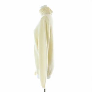 Max Mara ウール カシミヤ混 タートルネック ニット セーター 長袖 M アイボリー