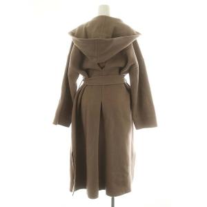 FRAY I.D マンテコ MANTECO フードリーバーコート オーバーサイズ ウール 1 S モカ /YQ OS