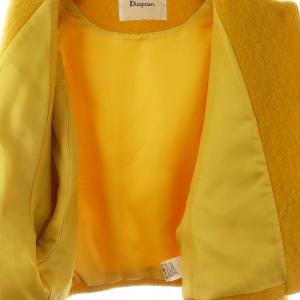 Diagram GRACE CONTINENTAL モヘヤシャギーショートジャケット 36 ひまわり色