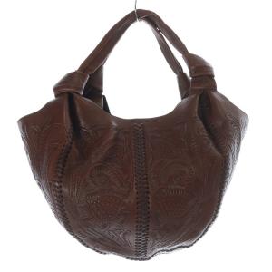 CARVING TRIBES marcela マルセラレザーホーボーバッグ ハンドバッグ 茶色 ブラウン