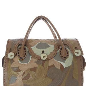 CARVING TRIBES Maestra M ハンドバッグ限定カラー レザー トートバッグ 茶色 ブラウン /SR37