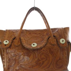 CARVING TRIBES Maestra M ハンドバッグ トートバッグ 茶色 ブラウン /SR36