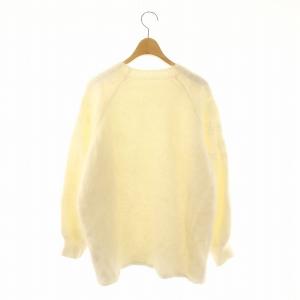 GRACE CONTINENTAL スターアンゴラスパントップニット セーター 長袖 スパンコール装飾 36 白 オフホワイト