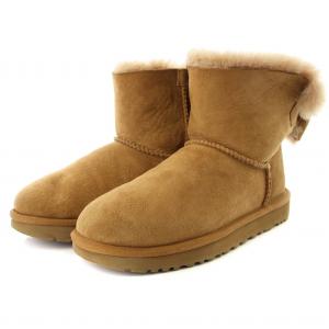 ムートンブーツ ショートブーツ 23cm ベージュ F27017 /MM OF