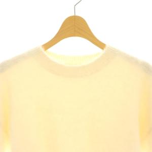 DES PRES 22AW フォックスカシミヤ クルーネックプルオーバー ニット セーター 長袖 F オフホワイト /DF
