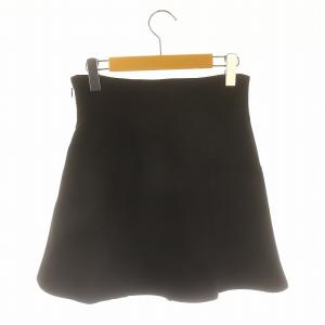 SNIDEL 24AW ヘムフレアスカショーパン ショートパンツ キュロット 1 M 黒 ブラック