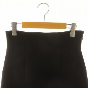 SNIDEL 24AW ヘムフレアスカショーパン ショートパンツ キュロット 1 M 黒 ブラック