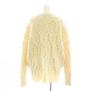 Theory AURORAL KARENIA C ケーブルニット セーター 長袖 S 白 ホワイト /DF OS