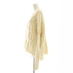 Theory AURORAL KARENIA C ケーブルニット セーター 長袖 S 白 ホワイト /DF OS