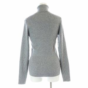 ADORE ベーシックニット タートルネック カットソー 長袖 リブ 38 M グレー