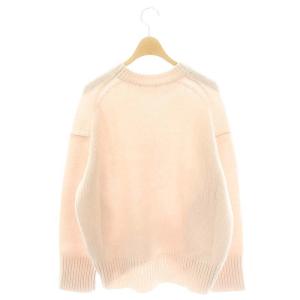 GALERIE VIE 22AW ファインウール クルーネックプルオーバー ニット セーター 長袖 S ピンク