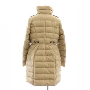 ロングダウンコート 裏地チェック柄 9 ベージュ（2024/12/27買取 