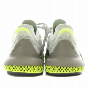 adidas Originals 4D FUSIO 4Dフュージオ ローカットスニーカー シューズ 厚底 US6 24cm グレー 黄緑