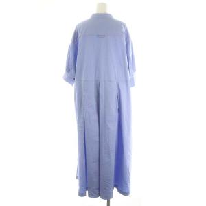 24SS ハイパワーブロードワンピース ロング 七分袖 38 水色 ライト