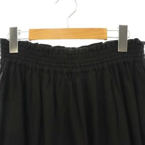 JOURNAL STANDARD relume 24SS コットンボイルフレアスカート ロング F 黒 ブラック