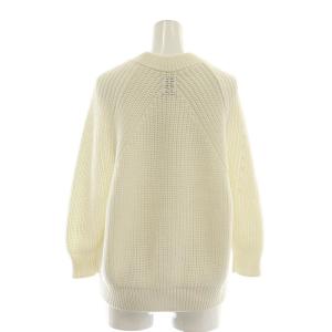 BATONER 七分袖 コットンニットプルオーバー カットソー クルーネック 1 白 ホワイト /MI OS