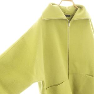STUNNING LURE ジップアップリバーコート アウター ミドル丈 総裏地 ウール 1 ライトグリーン /DO OS