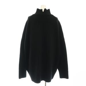 CINOH STUDIOUS別注 オーバーサイズハイネックニット セーター 長袖 ウール 38 黒 ブラック