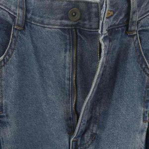GRACE CONTINENTAL 24SS ボックスタックデニムパンツ ジーンズ ワイドパンツ カットオフ 36 青 ブルー