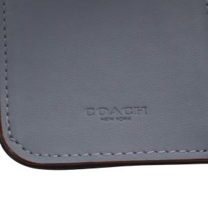 COACH タビー ミディアム ウォレット シグネチャー デニム 財布 二つ折り ラウンドファスナー 紺 ネイビー CA196