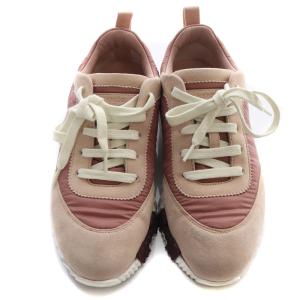 HERMES Bouncing スニーカー 37 ピンク