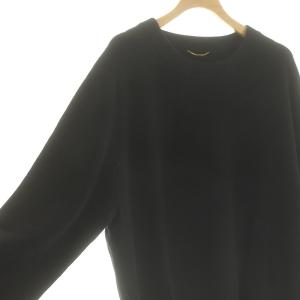 Deuxieme Classe クルーネック ワイドプルオーバー ニット セーター 長袖 黒 ブラック