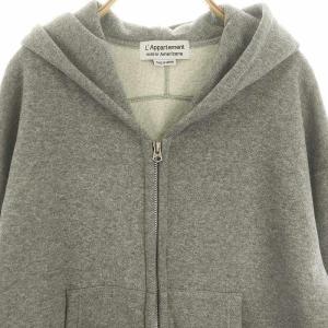 AMERICANA 23AW ワイドフルジップパーカー WIDE FULLZIP HOODIE トレーナー L'Appartement別注 長袖
